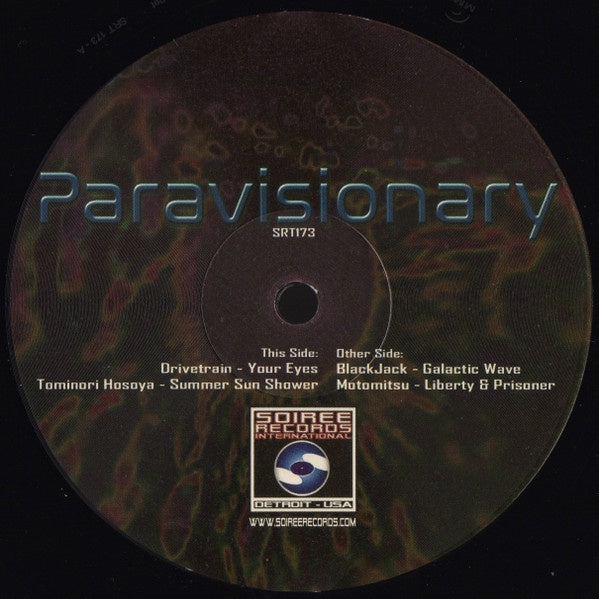 Various – Paravisionary - New 12" EP Record 2020 Soiree USA Vinyl - Detroit Deep House / House