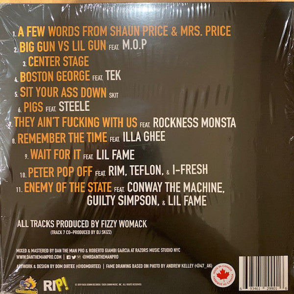 Sean Price & Lil' Fame ‎– Price Of Fame - New LP Record 2019 Ruck Down USA Green Splattered Vinyl - Hip Hop - Shuga Records