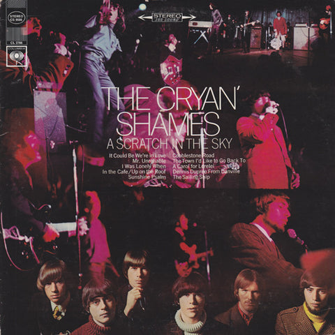 The Cryan' Shames ‎– A Scratch In The Sky - VG Lp Record 1967 CBS USA Vinyl - Psychedelic Rock / Pop Rock