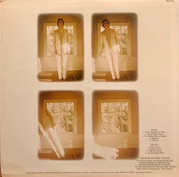 John Cale – Paris 1919 - VG+ LP Record 1973 Reprise USA White Label Promo Vinyl - Rock / Art Rock