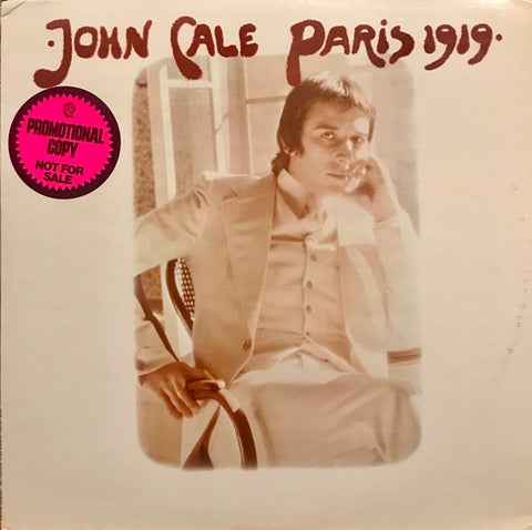 John Cale – Paris 1919 - VG+ LP Record 1973 Reprise USA White Label Promo Vinyl - Rock / Art Rock