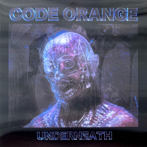 Code Orange Kids – Underneath - Mint- LP Record 2020 Roadrunner Blue & Black Translucent Galaxy Vinyl, Lenticular Cover - Metalcore / Hardcore
