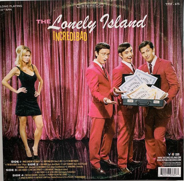 The Lonely Island ‎– Incredibad - New 2 LP Record 2020 Urban Outfitters Exclusive/Republic USA Clear w/ Yellow Splatter Vinyl - Synth-pop / Bounce / Hyphy / Electro - Shuga Records