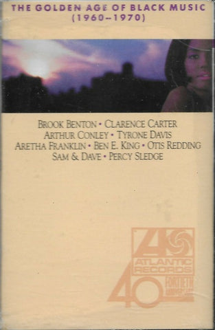 Various – The Golden Age Of Black Music (1960-1970) - Used Cassette 1988 Atlantic Tape - Funk / Soul