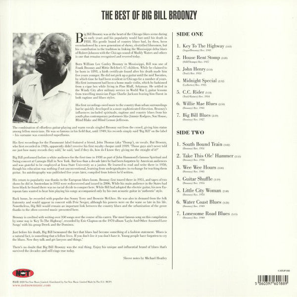 Big Bill Broonzy ‎– The Best Of Big Bill Broonzy - New LP Record 2020 Not Now Music  Europe Import 180 gram Vinyl - Blues / Country Blues - Shuga Records