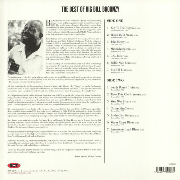 Big Bill Broonzy ‎– The Best Of Big Bill Broonzy - New LP Record 2020 Not Now Music  Europe Import 180 gram Vinyl - Blues / Country Blues