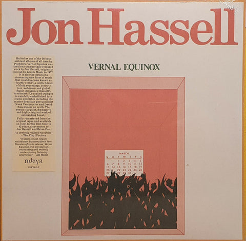 Jon Hassell - Vernal Equinox (1978) - New Lp Record 2020 Ndeya Europe Import Vinyl - Electronic / Ambient / Tribal
