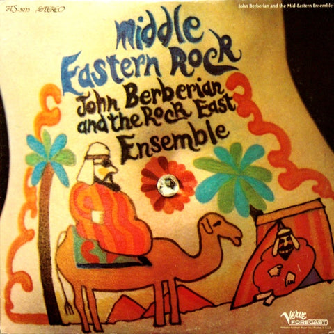 John Berberian and The Rock East Ensemble - Middle Eastern Rock (1969) - New LP Record 2022 Modern Harmonic Orange Color Vinyl - Psychedelic Rock