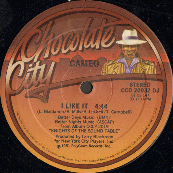 Cameo – I Like It - VG+ 12" Single USA (Promo) 1981 - Funk