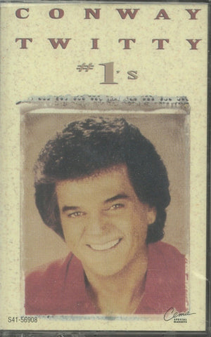 Conway Twitty – #1's - Used Cassette 1991 Sony Tree Tape - Folk / Country