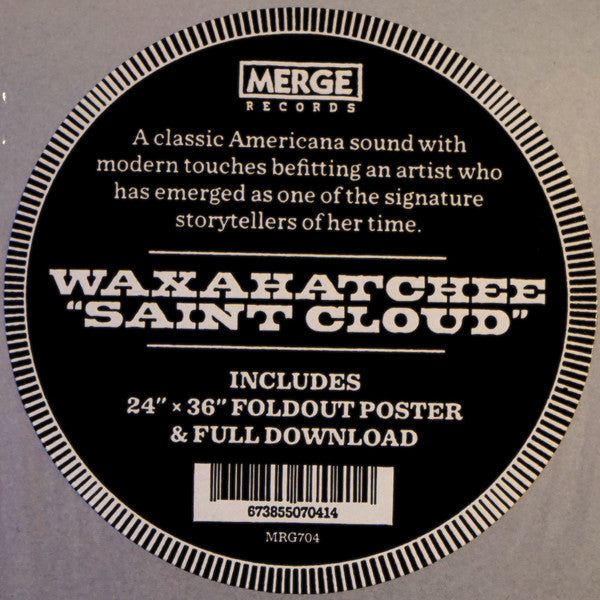 Waxahatchee ‎– Saint Cloud - New LP Record 2020 Merge USA Vinyl, Poster & Download - Indie Rock / Folk Rock