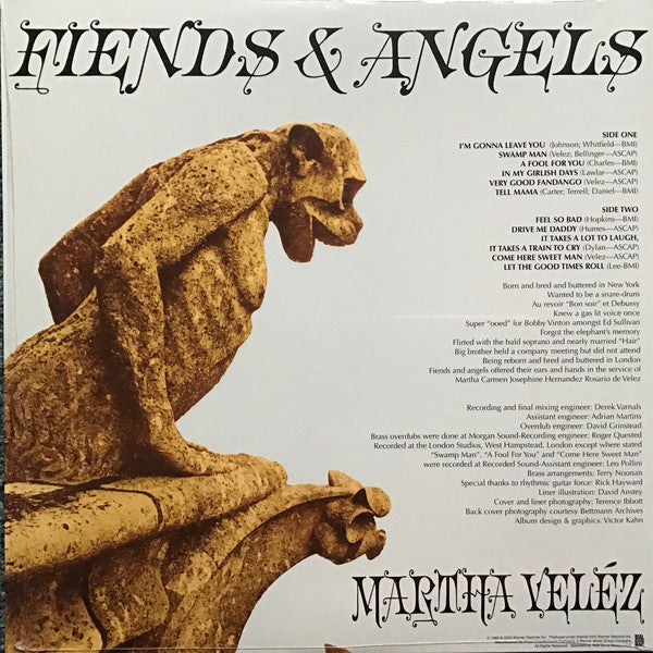 Martha Veléz ‎– Fiends & Angels (1969) - New LP Record 2020 Real Gone Music ‎USA Purple Vinyl - Blues Rock - Shuga Records