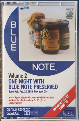 Various – One Night With Blue Note Volume 2 - Used Cassette 1985 Blue Note Tape - Jazz