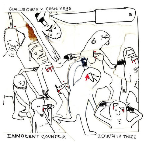 Quelle Chris X Chris Keys – Innocent Country: 2Dirt4TV Three - Mint- LP Record 2020 Mello Music Blood Splatter Vinyl