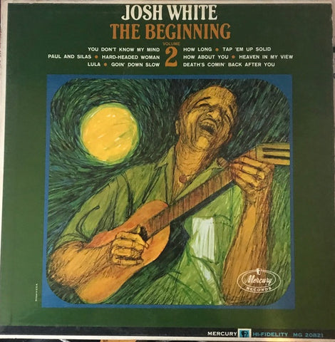 Josh White – The Beginning - Volume 2 - Mint- LP Record 1963 Mercury USA Mono Vinyl - Blues