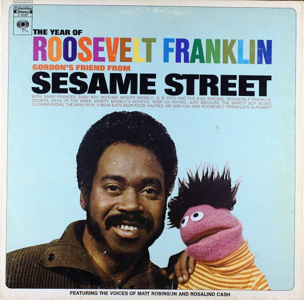 Roosevelt Franklin - The Year Of Roosevelt Franklin (Gordon's Friend From Sesame Street) - VG LP Record 1970 Columbia USA Vinyl - Children's Educational / Soul / Funk - Shuga Records