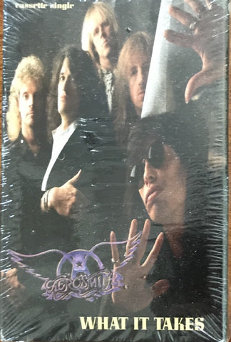 Aerosmith – What It Takes - Used Cassette Geffen 1990 USA - Rock