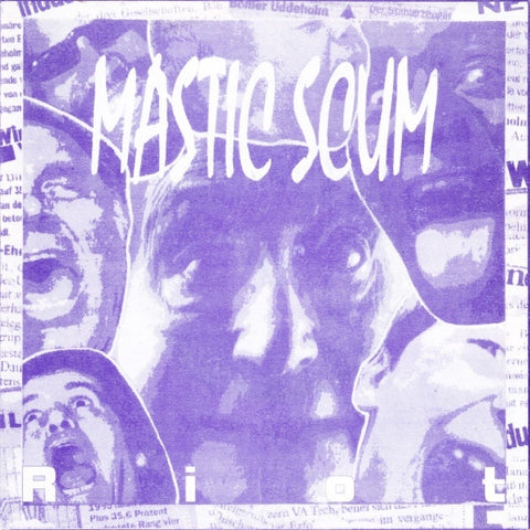Mastic Scum / Malignant Tumour – Riot / Sick Sinus Syndrome - Mint- 7" EP Record 1996 Epidemie Czech Republic Vinyl - Grindcore