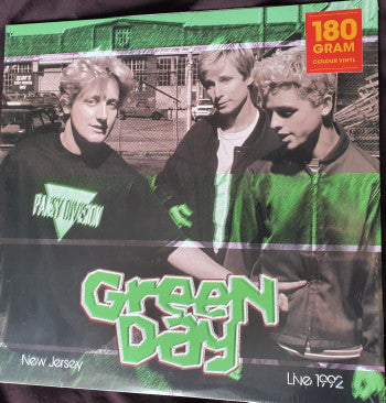 Green Day ‎– Live In New Jersey 1992 - New LP Record Record 2016 DOL Europe 180 gram Vinyl - Punk / Pop Punk - Shuga Records