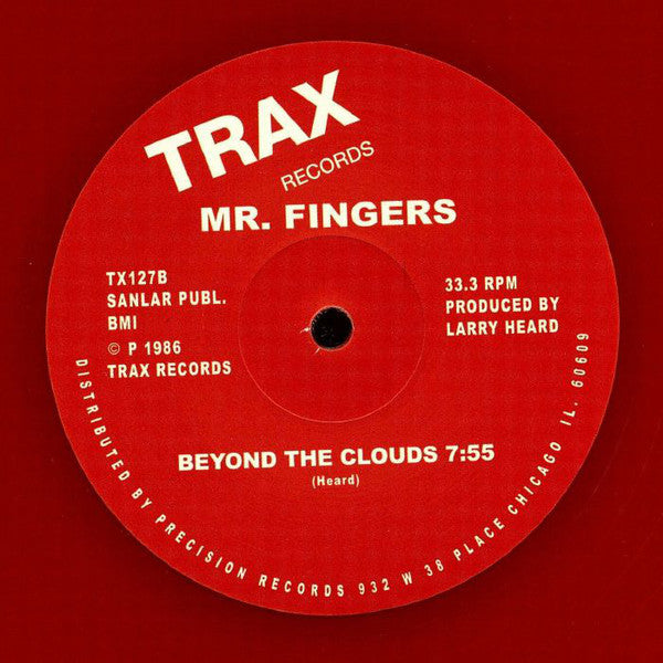 Mr. Fingers ‎– Washing Machine / Can You Feel It (1986) - New 12" Single Record 2020 Trax UK Import Red Vinyl - Chicago House - Shuga Records