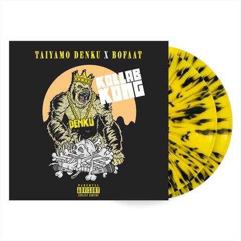 Taiyamo Denku & BoFaat – Kollab Kong - New 2 LP Record 2020 HHV Europe Import Yellow Splattered Vinyl - Hip Hop