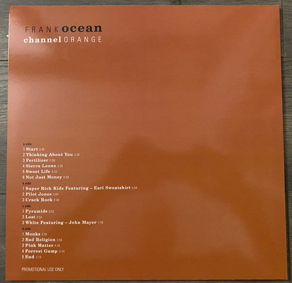 Frank Ocean - Channel Orange [Explicit Lyrics] (CD)