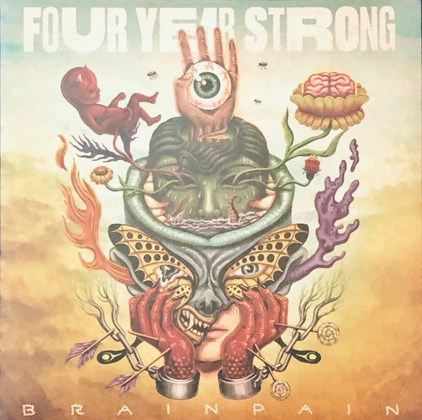 Four Year Strong - Brain Pain - New LP Record 2020 Pure Noise Clear w/ Neon Purple Splatter Vinyl & Download - Pop Punk / Hardcore - Shuga Records