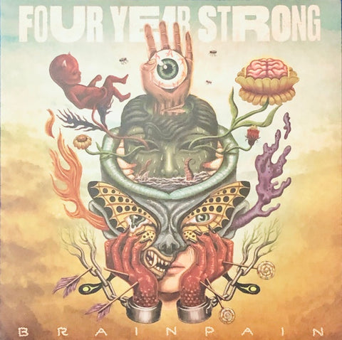 Four Year Strong – Brain Pain - New LP Record 2020 Pure Noise Clear w/ Neon Purple Splatter Vinyl & Download - Pop Punk / Hardcore
