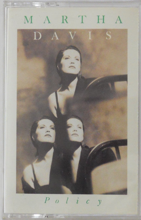 Martha Davis – Policy / Radio Star Audio Cue Card - Used Cassette Capitol 1987 USA - Rock