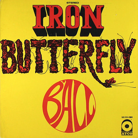 Iron Butterfly – Ball - VG LP Record 1969 ATCO USA Vinyl - Psychedelic Rock