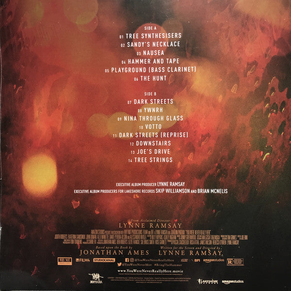 Jonny Greenwood ‎– You Were Never Really Here (Original Motion Picture) - Mint- LP Record 2018  Lakeshore/Invada USA Amber 180 gram Vinyl - Soundtrack / Ambient - Shuga Records