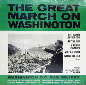 Rev. Martin Luther King - Various ‎– The Great March On Washington - New Vinyl 1963 USA (1984 Reissue Press) - Spoken Word
