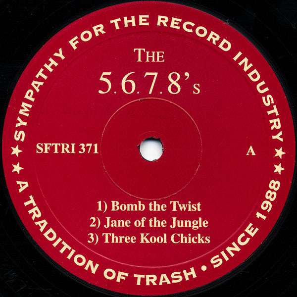 The 5.6.7.8's – Bomb The Twist - Mint- 10" EP Record 1996 Sympathy For The Record Industry USA Vinyl - Garage Rock / Rockabilly / Twist - Shuga Records