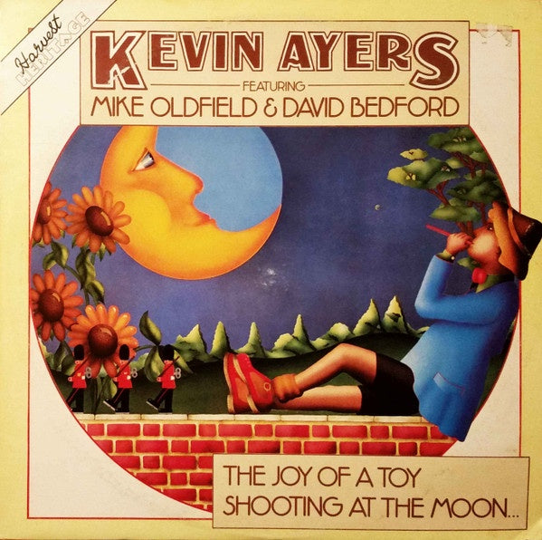 Kevin Ayers Featuring Mike Oldfield & David Bedford – The Joy Of A Toy / Shooting At The Moon (1969) - VG+ (Poor Cover) 2 LP Record 1975 Harvest UK Vinyl - Psychedelic Rock / Pop Rock - Shuga Records