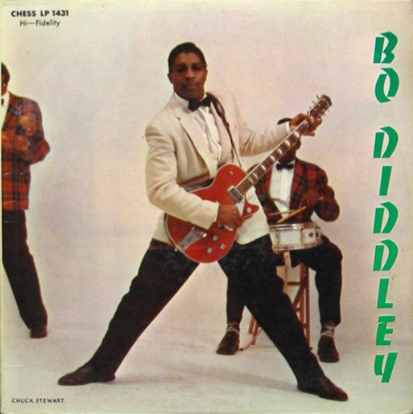 Bo Diddley – Bo Diddley - Poor (VERY VERY LOW GRADE) LP Record 1958 Chess USA Original Mono Vinyl - Rock & Roll / Chicago Blues
