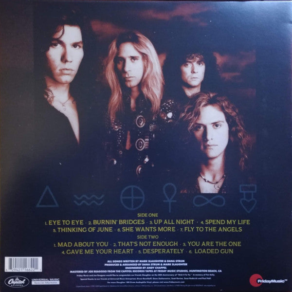 Slaughter ‎– Stick It To Ya (1990) - New LP Record 2020 Capitol/Friday Music Gold Vinyl -  Hard Rock