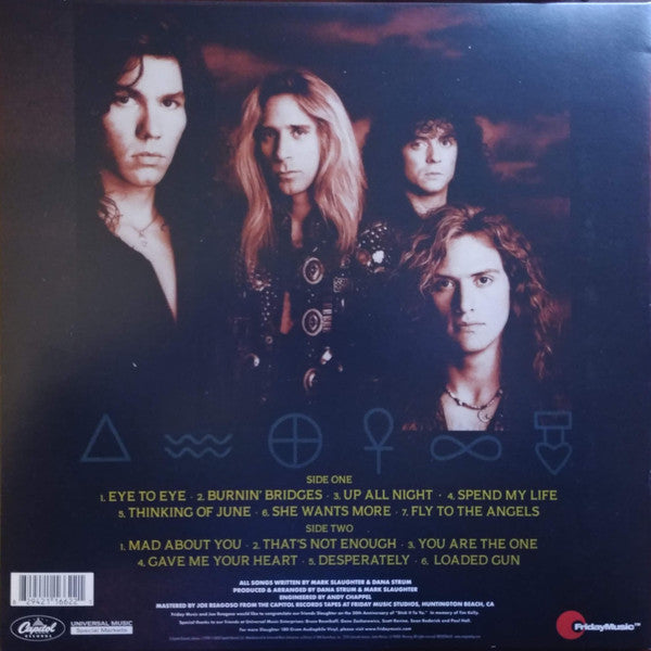 Slaughter ‎– Stick It To Ya (1990) - New LP Record 2020 Capitol/Friday Music Gold Vinyl -  Hard Rock - Shuga Records
