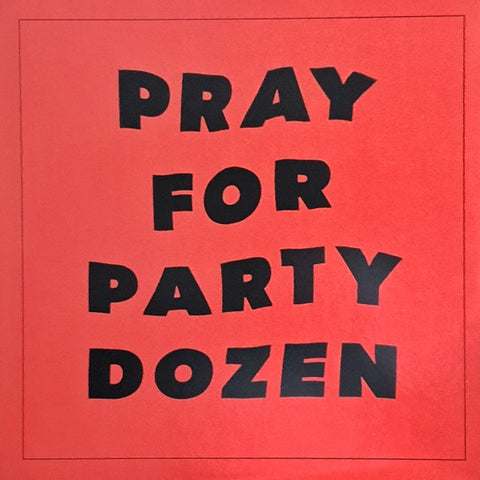 Party Dozen - Pray For Party Dozen - New LP Record Temporary Residence Black Vinyl - Experimental Rock  / Psychedelic / Jazz-Fusion