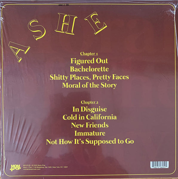 Ashe – Moral Of The Story - New LP Record 2020 Mom + Pop ‎Black Vinyl - Indie Pop - Shuga Records