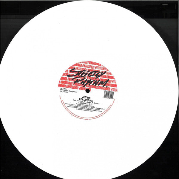 Aly-Us ‎– Follow Me (1992) - New 12" Single Record 2020 Strictly Rhythm UK Import White Vinyl - House / Garage House