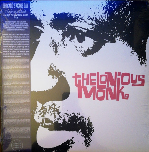 Thelonious Monk – Palais Des Beaux-Arts 1963 - New LP Record Store Day 2020 Tidal Waves Music RSD 180 gram Vinyl & Poster - Jazz / Hard Bop - Shuga Records