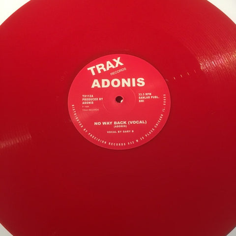 Adonis – No Way Back (1986) - New 12" Single Record 2020 Trax  Red Vinyl - Chicago House