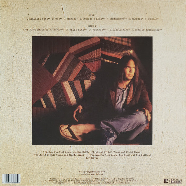 Neil Young - Homegrown - New LP Record 2020 Reprise Netherlands Vinyl - Rock / Folk Rock - Shuga Records