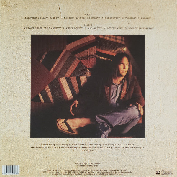Neil Young ‎– Homegrown - New LP Record 2020 Reprise Netherlands Vinyl - Rock / Folk Rock