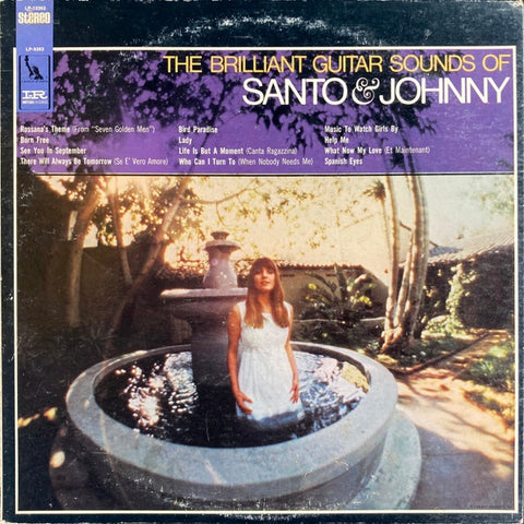 Santo & Johnny – The Brilliant Guitar Sounds Of Santo & Johnny - VG+ LP Record 1967 Imperial USA Vinyl - Pop Rock / Lounge