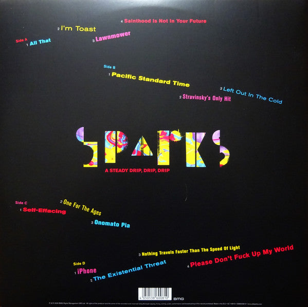 Sparks – A Steady Drip, Drip, Drip - New 2 LP Record 2020 BMG Europe Import 180 gram Vinyl - Pop Rock/ Art Rock - Shuga Records