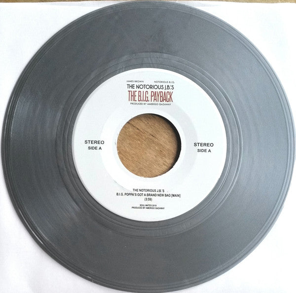 Amerigo Gazaway & The Notorious J.B.'s ‎– The Big Payback - DJ Double Pack - New 2x 7" Single 45 Record 2020 Soul Mates USA Silver Vinyl - Hip Hop / Funk / Soul / Mashup - Shuga Records