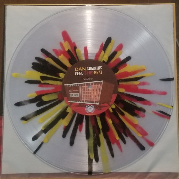 Dan Cummins ‎– Feel The Heat - New EP Record 2020 Romanus USA Clear w/Yellow, red, and black Splatter Vinyl - Comedy / Spoken Word - Shuga Records