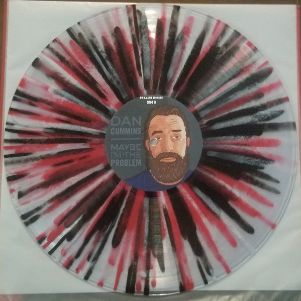 Dan Cummins ‎– Maybe I'm The Problem - New LP Record 2020 Romanus USA Clear w/ Black, red, white Splatter Vinyl - Comedy - Shuga Records
