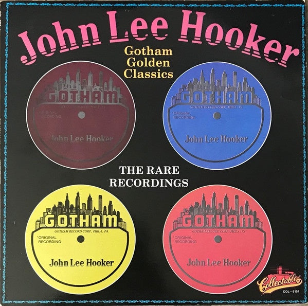 John Lee Hooker – Gotham Golden Classics - The Rare Recordings - VG+ LP Record 1989 Collectables USA Vinyl - Blues